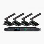 LAX UM-M140F 一拖四無線雙振膜會(huì)議話筒