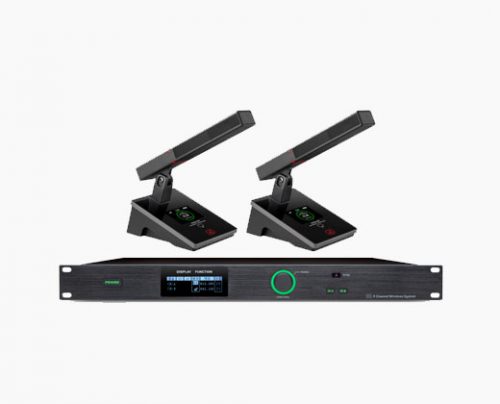 LAX UM-M120F 一拖二無線雙振膜會(huì)議話筒